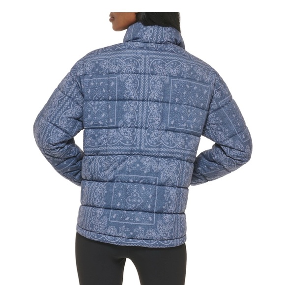 Levi’s Women's Blue  Patterned Puffer Jacket-Sold Out - Picture 2 of 5